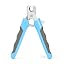 WePet Pet Nail Clippers U07.3, Professional Claw Trimmer, Scissor for Cats, Dogs, Puppies, Kittens, Hamsters, Rabbits and Small Animals, Sharp, Safe, M, Grey/Pink