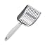 WePet Cat Litter Scoop, Aluminum Alloy Sifter, Kitty Metal Scooper, Deep Shovel, Long Handle, Poop Sifting, Kitten Pooper Lifter, Durable, Heavy Duty, for Litter Box