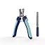 WePet Dog Nail Clippers U10.1, Dog Nail Trimmer Large Breed with Quick Sensor, Razor Sharp Blade Professional Pet Nail Clipper with Safety Guard and Nail File, Purple