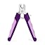 WePet Pet Nail Clippers U07.3, Professional Claw Trimmer, Scissor for Cats, Dogs, Puppies, Kittens, Hamsters, Rabbits and Small Animals, Sharp, Safe, M, Grey/Pink