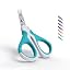 WePet Pet Nail Clippers U07.1, Professional Claw Trimmer, Bended Scissor Special for Cats, Kittens, Dogs, Puppies, Small Animals, White/Pine Green