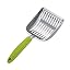 WePet Cat Litter Scoop, Aluminum Alloy Sifter, Kitty Metal Scooper, Deep Shovel, Long Handle, Poop Sifting, Kitten Pooper Lifter, Durable, Heavy Duty, for Litter Box