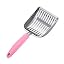 WePet Cat Litter Scoop, Aluminum Alloy Sifter, Kitty Metal Scooper, Deep Shovel, Long Handle, Poop Sifting, Kitten Pooper Lifter, Durable, Heavy Duty, for Litter Box