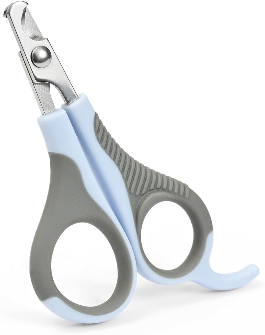 WePet Pet Nail Clippers U07.2, Professional Claw Trimmer, Scissor for Cats, Puppies, Kittens, Hamsters, Rabbits and Small Animals, Sharp, Safe, Small, Green/Grey
