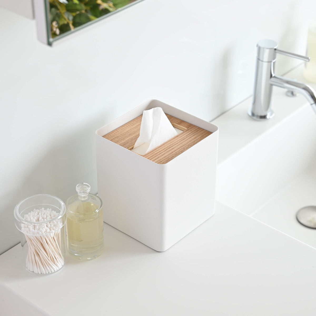 Tissue Box Cover - Square - Steel