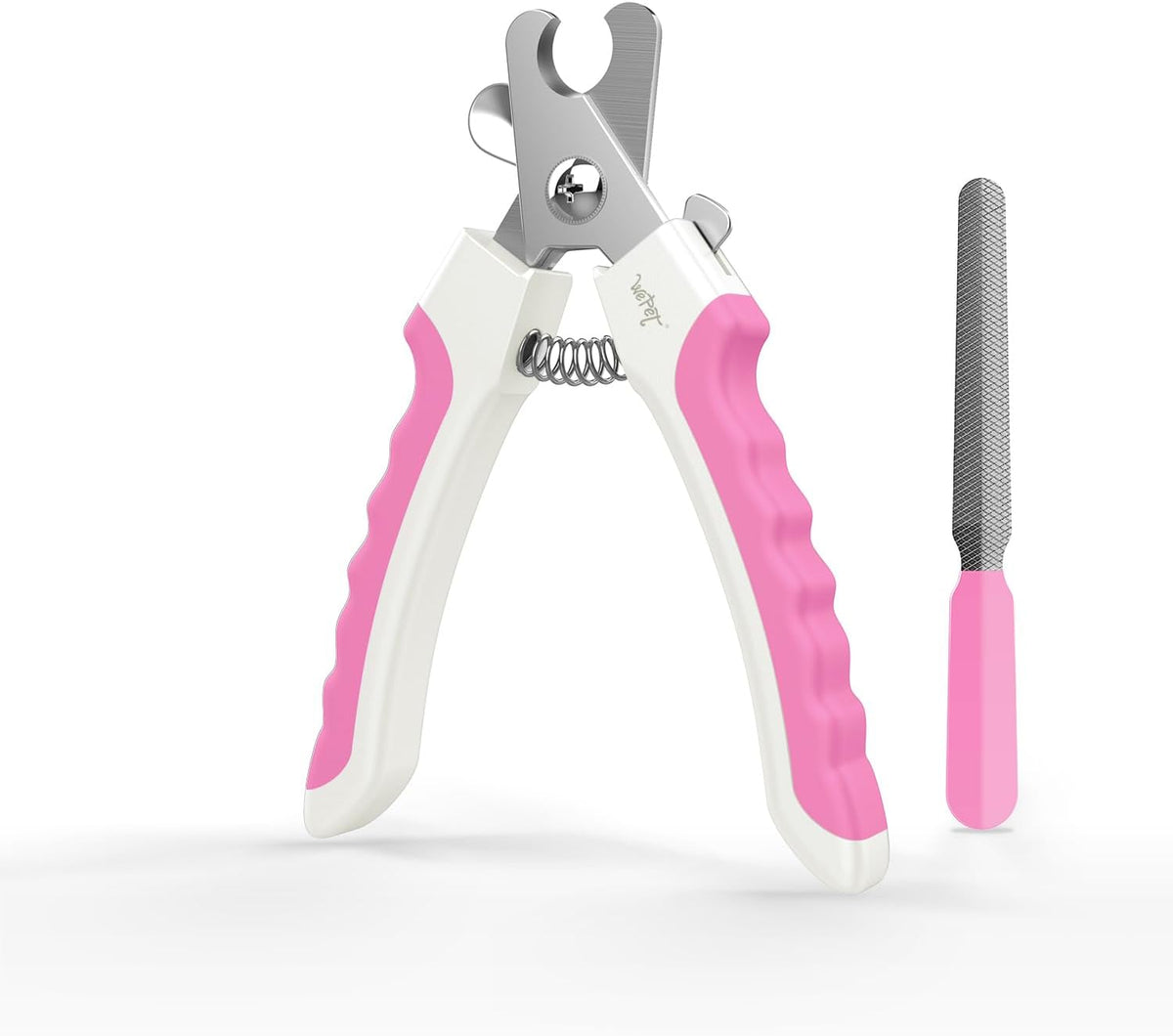 WePet Dog Nail Clippers U10.1, Dog Nail Trimmer Large Breed with Quick Sensor, Razor Sharp Blade Professional Pet Nail Clipper with Safety Guard and Nail File, Purple